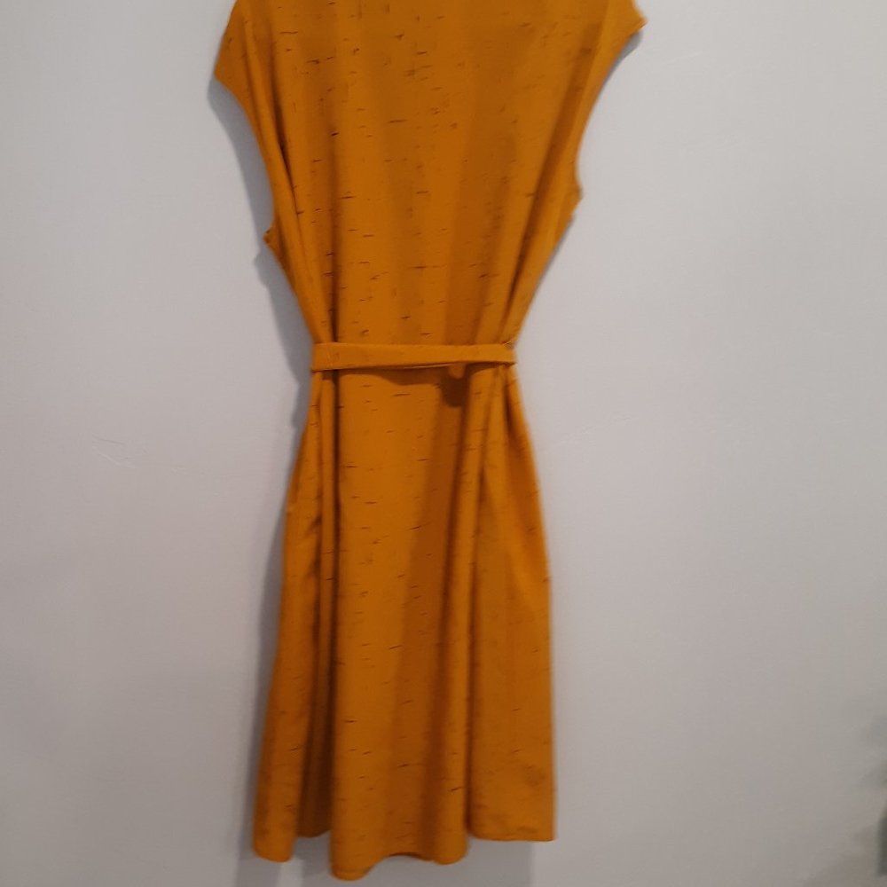 Apartment 9 Gold w Brown Highlights Dress Size XXL - Picture 3 of 6